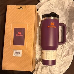 Stanley 40oz With Straw Purple Travel Mug